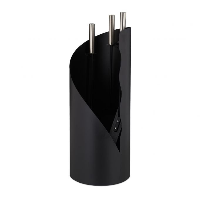 Relaxdays Komplektā 3 kamīna instrumenti un