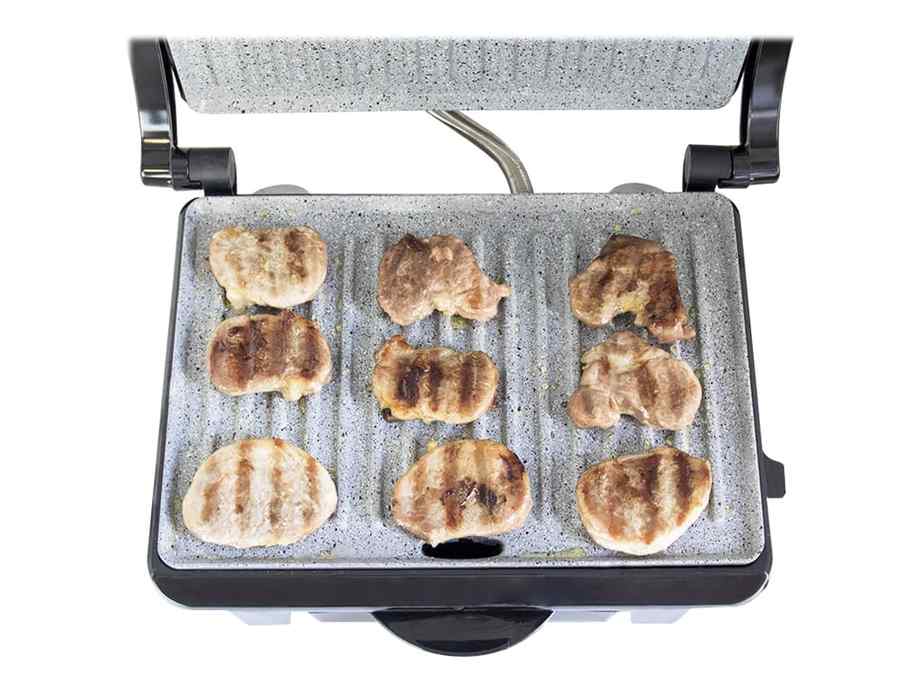 Elektriskais grils Cecotec Rock`nGrill 1000, slēgts