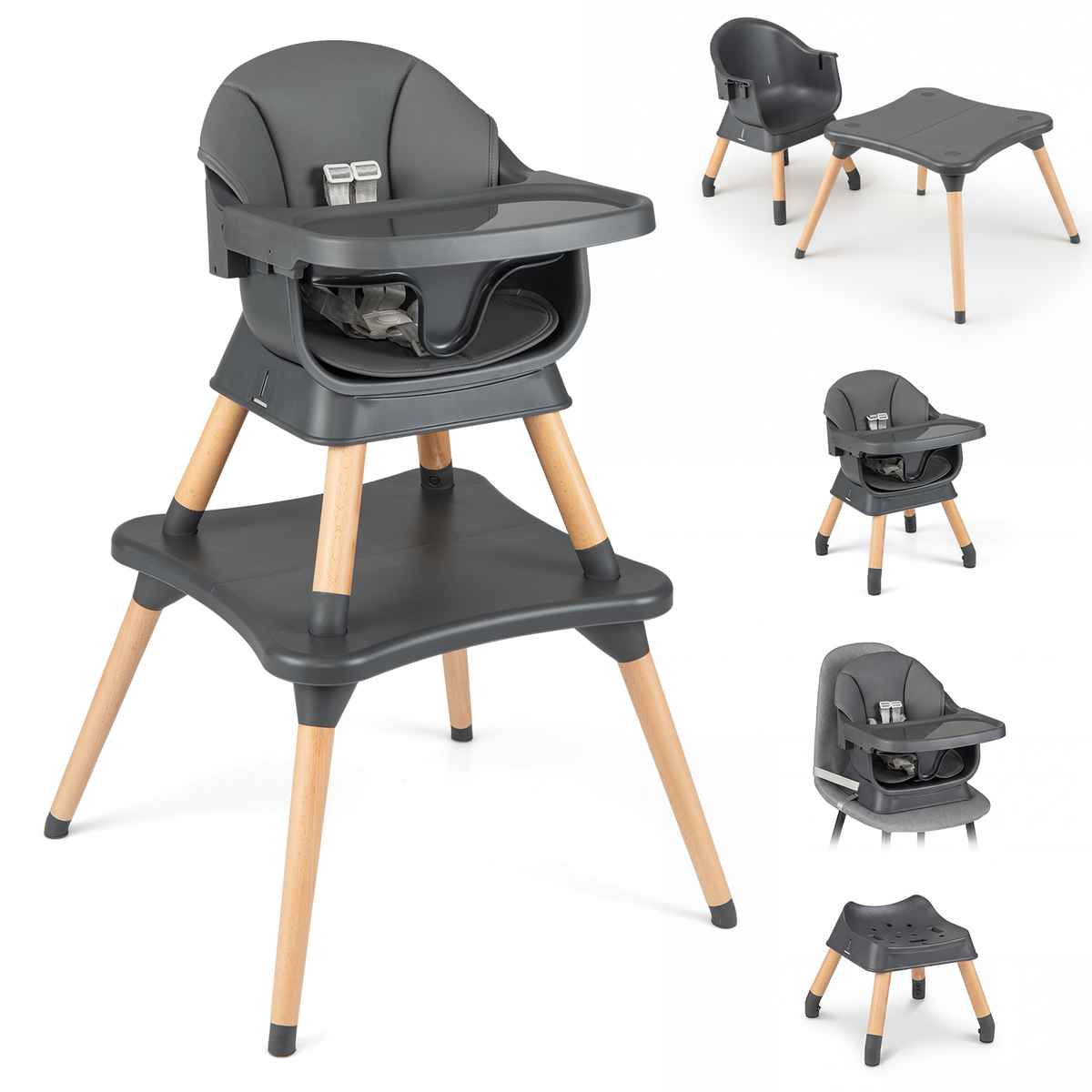 Promotion 9-in-1 transformuojama maitinimo kėdutė su
