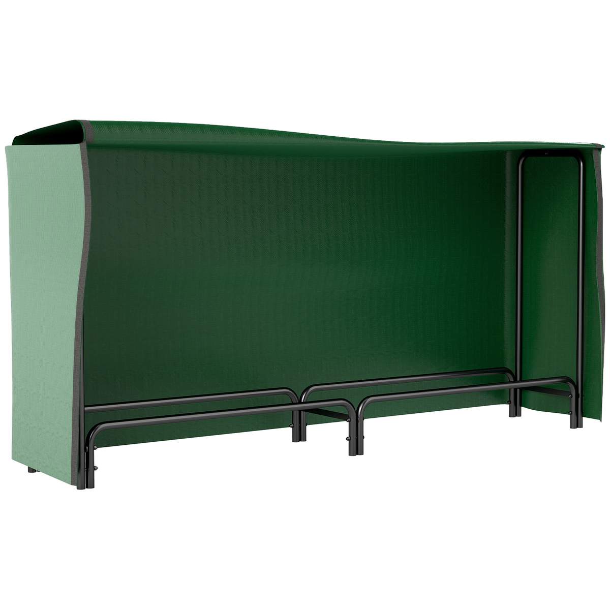 Aosom Malku statīvs Outsunny 200x36x99cm, melnas