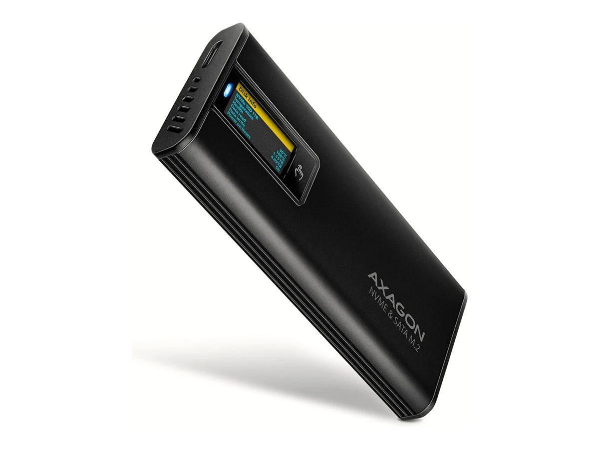 Adapteris AXAGON EEM2-SD2B, USB-C 10Gbps, M