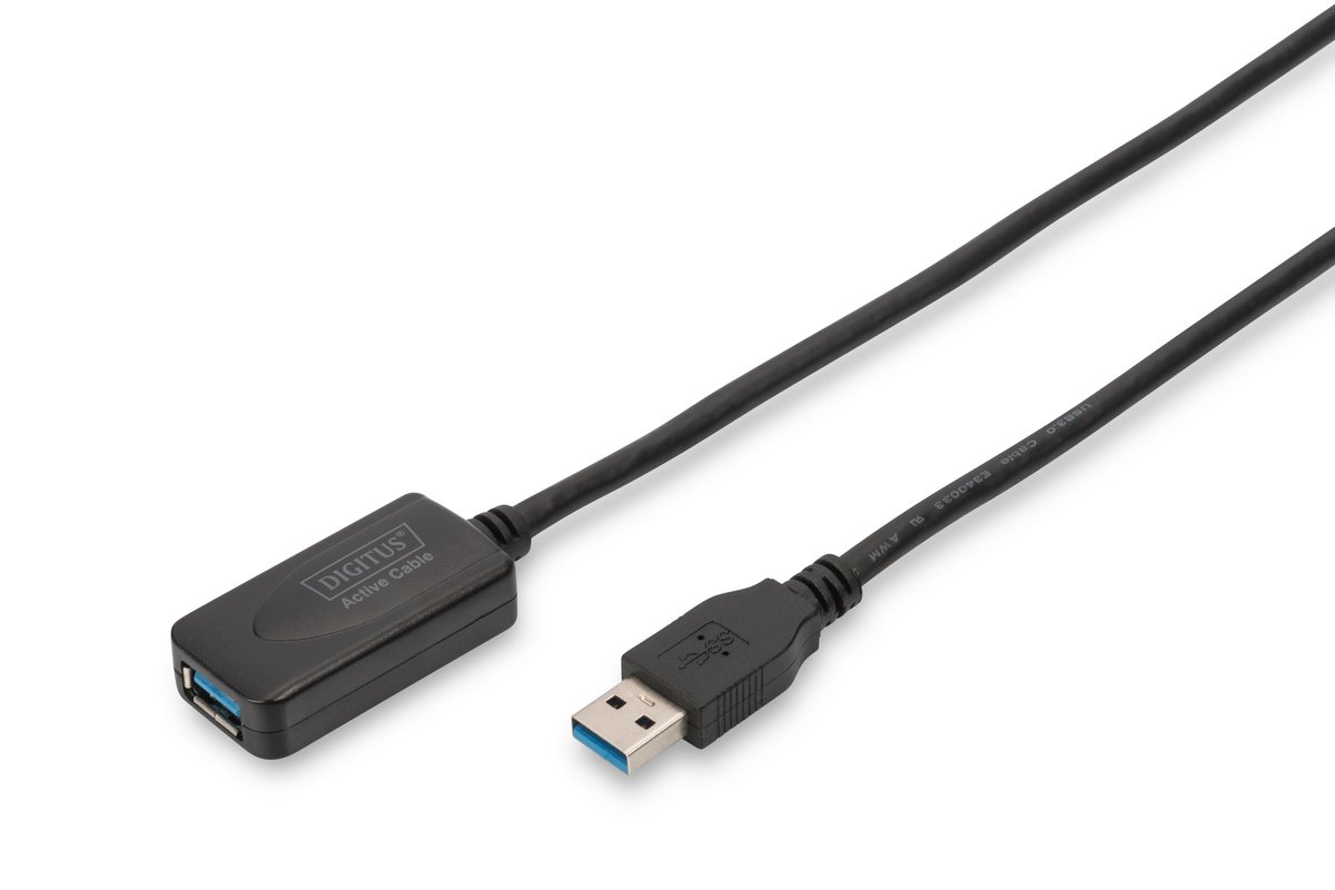 Aktīvais USB 3.0 pagarinātājs Digitus