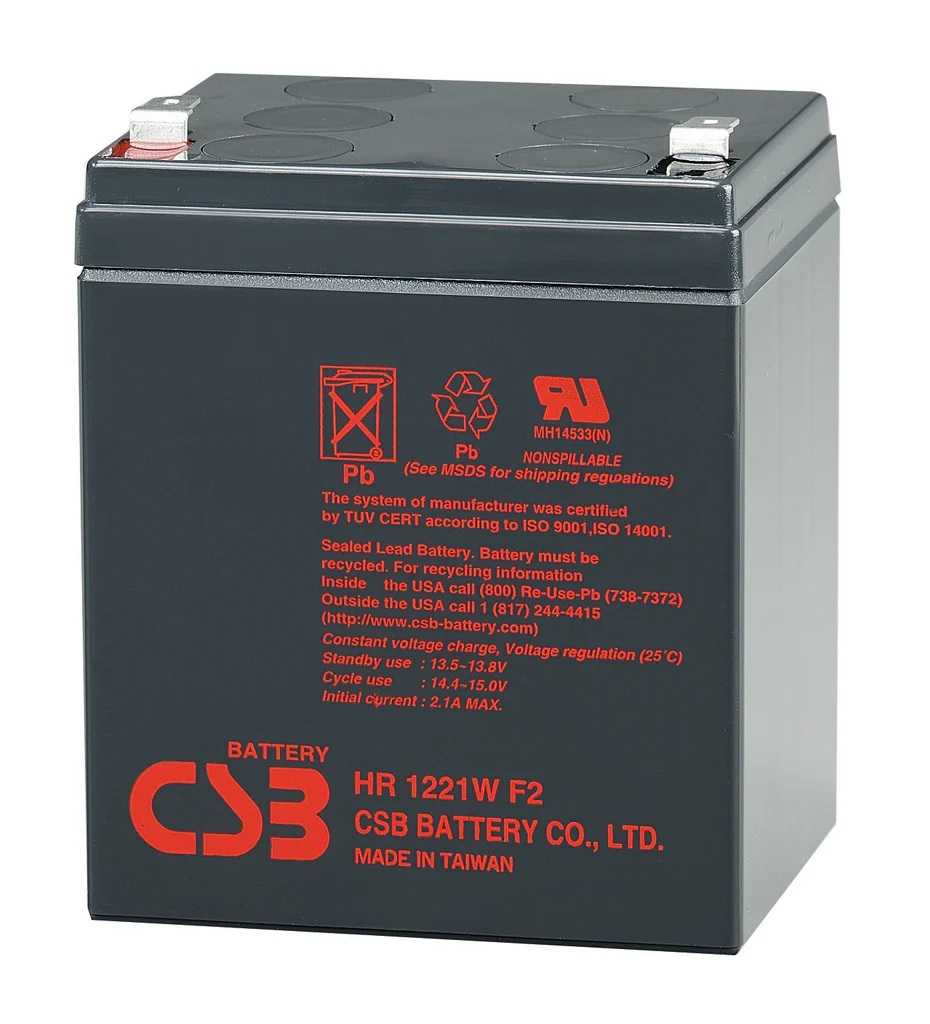 Akumulators CSB HR1221WF2, 12 V