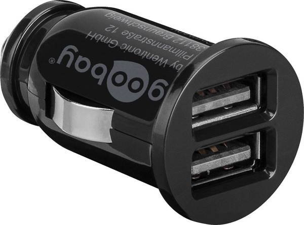 Automašīnas USB lādētājs Goobay 58912, 2