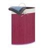 Veļas grozs 65x49.5x37cm, 60l., violets/balts