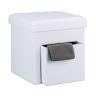 Складное сиденье с отделением 38x38x38см., белое