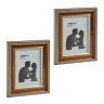 2 foto rāmīšu komplekts 25x20x2cm, zelta krāsā