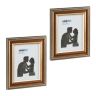2 foto rāmīšu komplekts 26,5x21,5x2 cm, zelta krāsā
