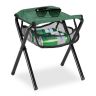 Kempinga krēsls 39x29x35cm., zaļš/melns