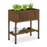Paceļama gulta 80x74x38cm., brūna/melna