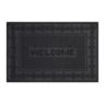 Придверный коврик резиновый "Welcome" 60х40 см., цвет чёрный.