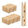 Veļas knaģu komplekts 240 gab. 7,5x1,5x1 cm., gaiši brūns
