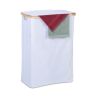 Veļas grozs 75x54x34cm, 105l., balts/gaiši brūns