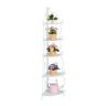 Viesistabas plaukts 136x30x30cm., balts