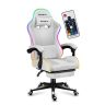 Spēļu krēsls HUZARO Force 4.7 White RGB