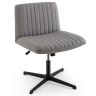 Biroja krēsls 71x66x91,5cm, pelēkas/melnas krāsas