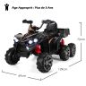 Bērnu elektriskais automobilis 129x69x72cm, melnas krāsas