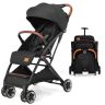Ratiņi 86x52x97cm, melnas krāsas