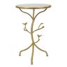 Apaļš kafijas galdiņš Birds Marble