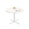 Apaļais ēdamgalds VASAGLE KDT082W01, 4 personām, Ø 80 × 74,8 cm