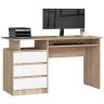 Rakstāmgalds NORE CLP S135, balts/ozols
