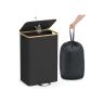 SONGMICS RRB509B01 bottle collection container, 42 × 70.5 × 32.5 cm