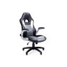 Biroja krēsls OBG28G, balts/pelēks