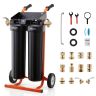 Dejonizēta ūdens sistēma VEVOR PRS-TCXC-PT, 2 × 4 l DI sveķu, 465 × 380 × (840–940) mm