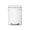 Atkritumu tvertne 40 litri (2 x 20 L) balta