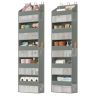 SONGMICS RDH011GD01 door organizer, 2 pcs., 5 compartments, 15 × 40 × 140 cm