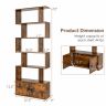Отдельно стоящая полка 183x70x23см, коричневого цвета