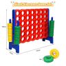 Настольная игра четыре подряд 120x42x104см, разных цветов