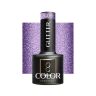 Hybrid polish OCHO NAILS G09, with glitter