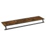 Полка 28x109x13,2см., цвет черный/коричневый