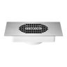Iebūvējamais putekļsūcējs Momo S-41, 1 ventilators, Sudraba, 30 × 17 × 7,5 cm
