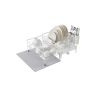 SONGMICS dish drying rack, with cutlery holder, 31–56 × 42 × 20 cm