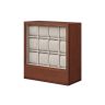 Коробка для часов 15x29,5x32,5см., кремово-коричневого цвета