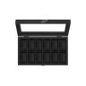 Коробка для часов 21x35x8,5см., черная