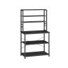 Virtuves plaukts 40x80x167cm, melns