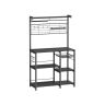 Virtuves plaukts 42x90x167,3 cm, melns