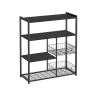 Полка кухонная 35х80х95см., черная