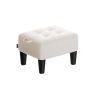 SONGMICS LOM501W01 Footstool, 32 × 26 × 40 cm