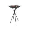 Virtuves galds 60x60x105 cm, melns