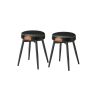 Комплект из 2 табуретов 48x48x48,2 см., черный