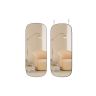 Spogulis 120x47x1.2cm, melns