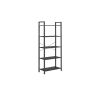 Полка 30x66x153см., черная
