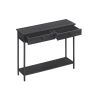 Konsoles galds 30x100x80cm, melns