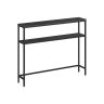 Konsoles galds 20x100x80cm, melns