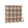 Полка для обуви 31x153x153см., белая/черная