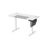 Elektriski augstumā regulējams rakstāmgalds 60x120x120 cm, balts/pelēks